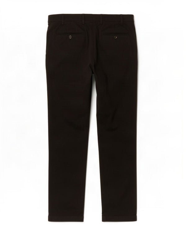 Calça masculina Marks & Spencer Slim Fit W38 L28 Poliéster Preto