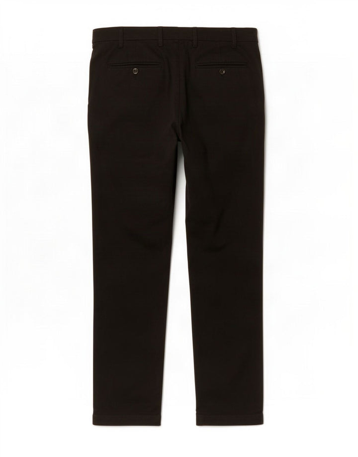 Calça masculina Marks & Spencer Slim Fit W38 L28 Poliéster Preto