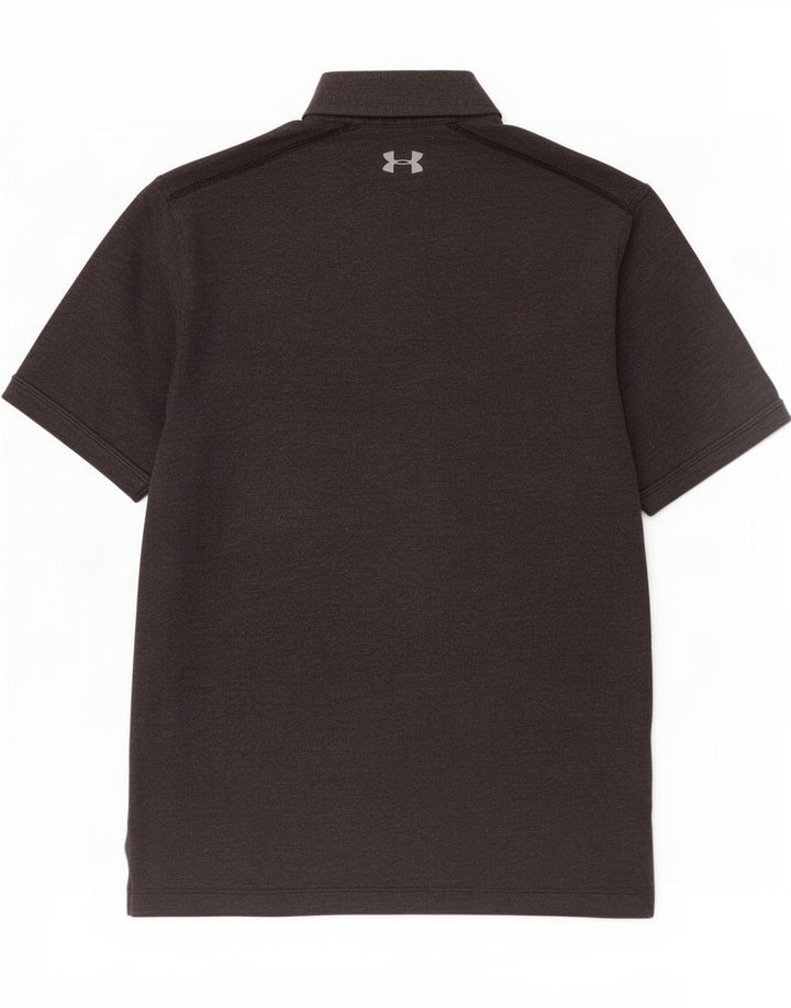 Camisa polo masculina Under Armour Heat Gear cinza médio