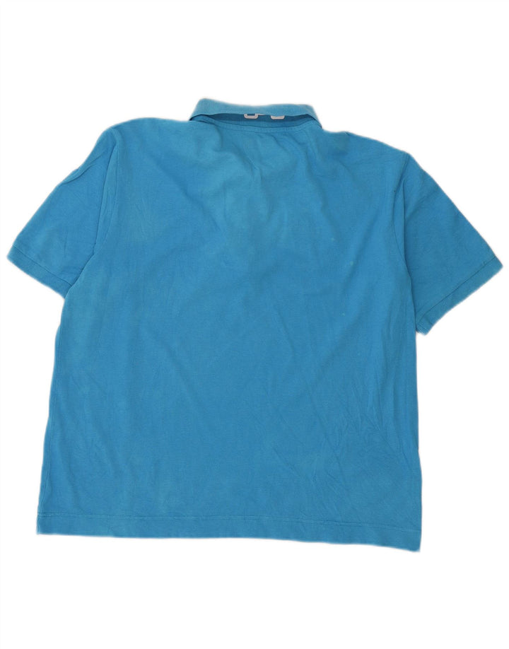 Camisa pólo gráfica masculina Kappa XL azul