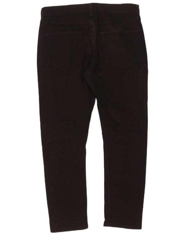 Marks & Spencer Mens Jeans Slim W32 L29 Algodão Preto
