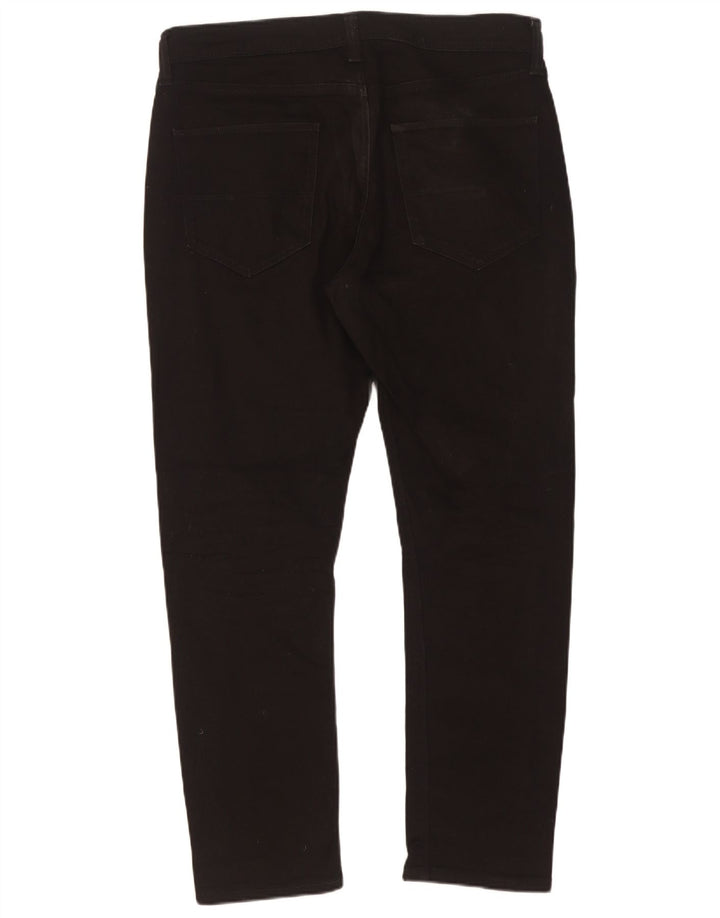 Marks & Spencer Mens Jeans Slim W32 L29 Algodão Preto
