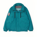 Jaqueta de esqui acolchoada masculina Sergio Tacchini UK 42 XL poliéster verde