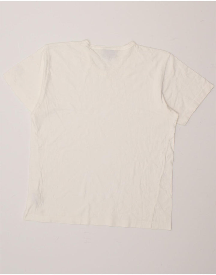 CHAMPION Womens T-Shirt Top UK 18 XL White Cotton Vintage Champion and Second-Hand Champion from Messina Hembry 
