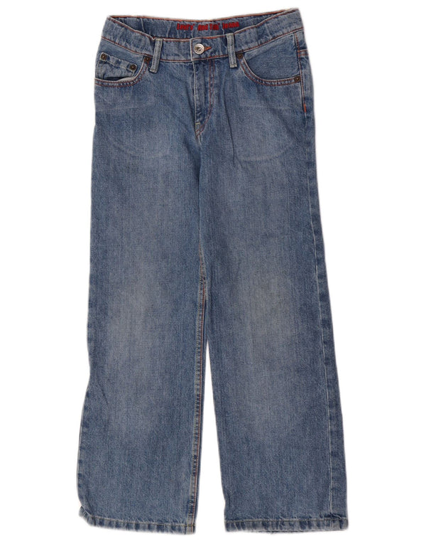 Levi's Boys Straight Jeans 7-8 Anos W24 L23 Azul Algodão
