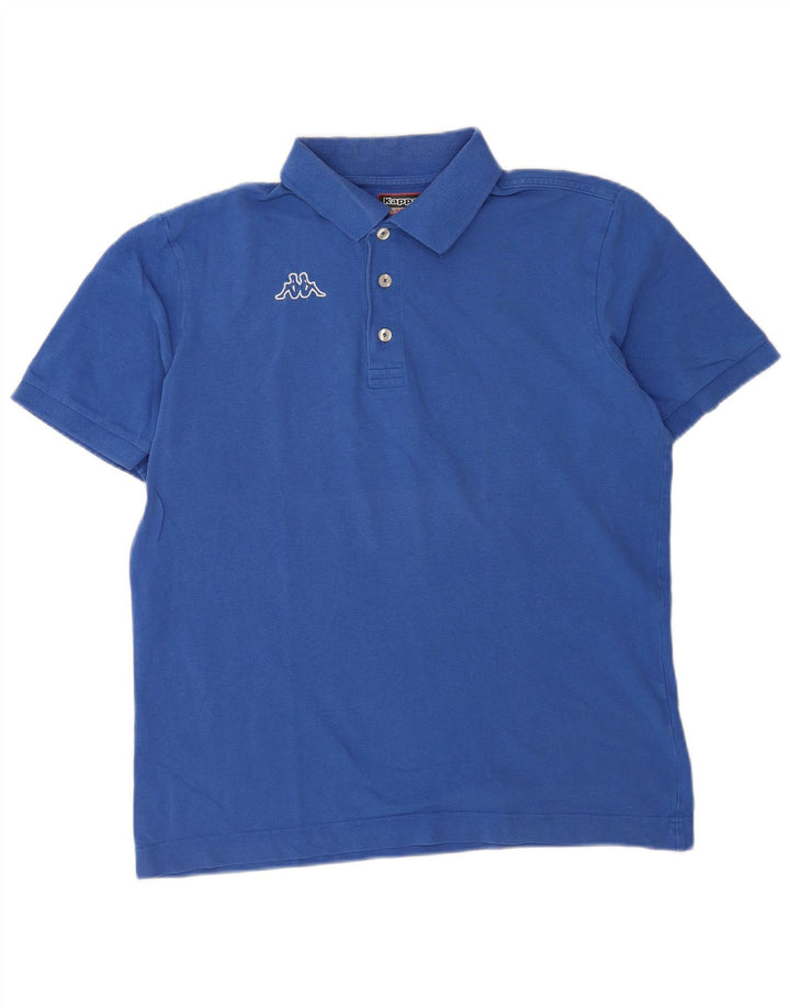Camisa polo masculina Kappa grande azul