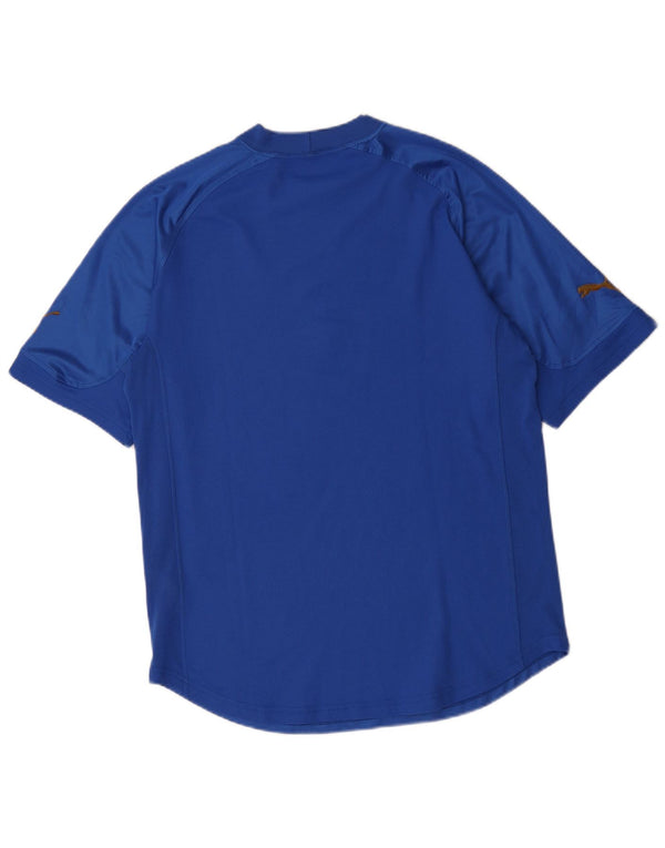 Camiseta masculina Puma Top Azul Médio Poliéster