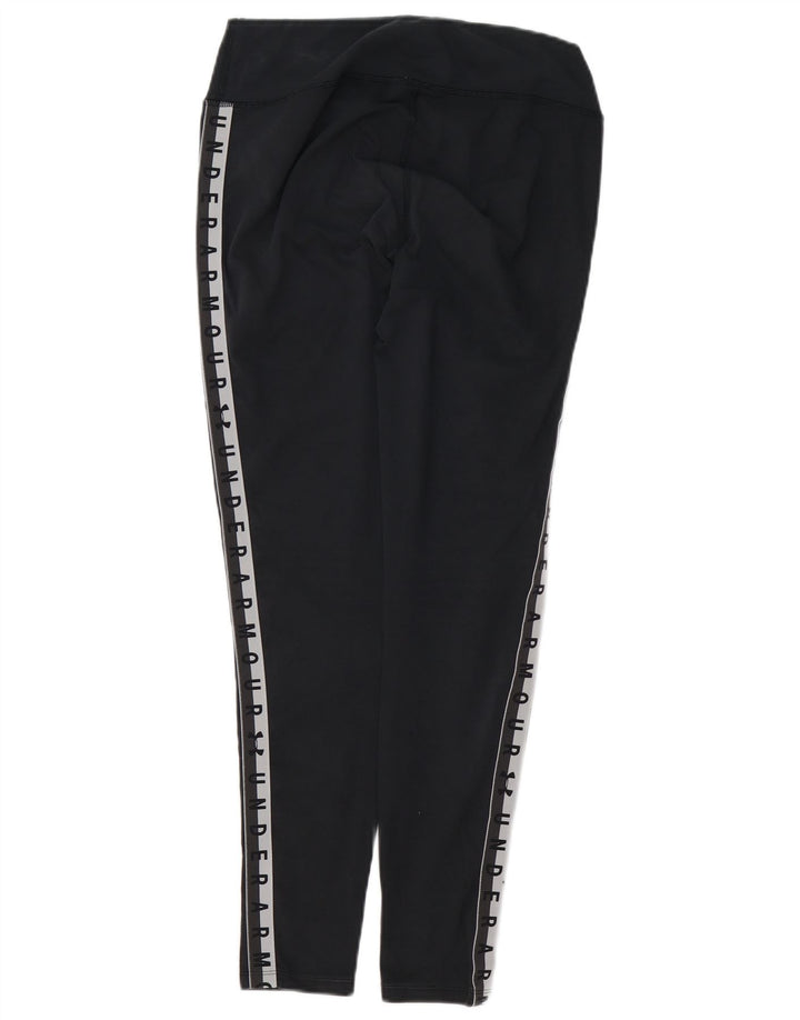 Leggings femininas Under ARMOUR Heat Gear UK 12 bloco colorido preto médio