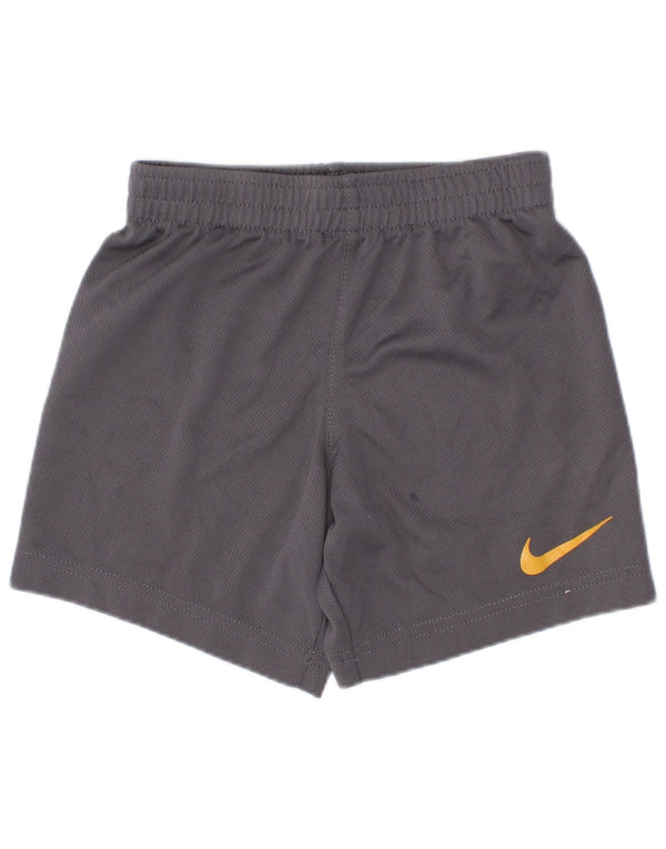 Shorts esportivos Nike Boys 3-4 anos XS cinza poliéster