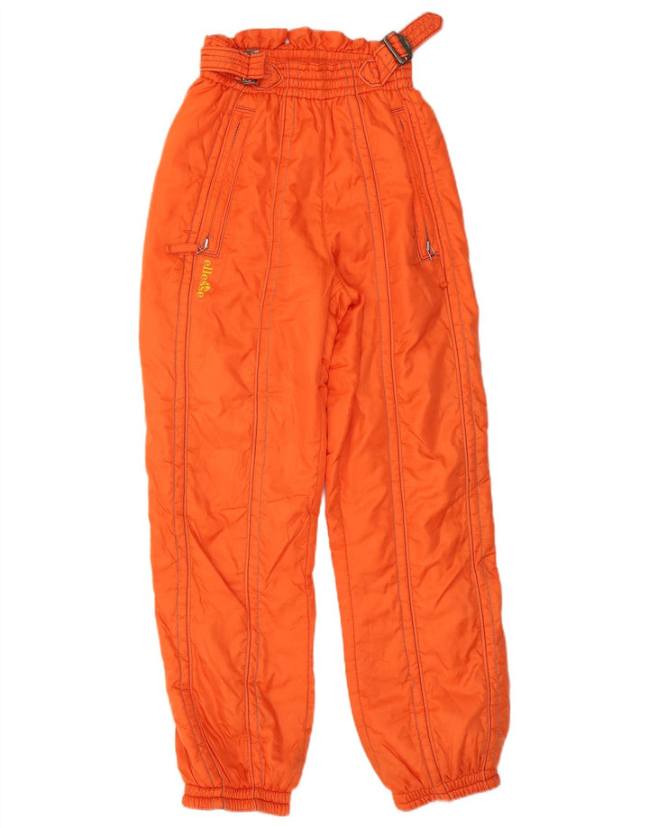 Ellesse Pulôver masculino com capuz completo agasalho UK 34 XS laranja inverno