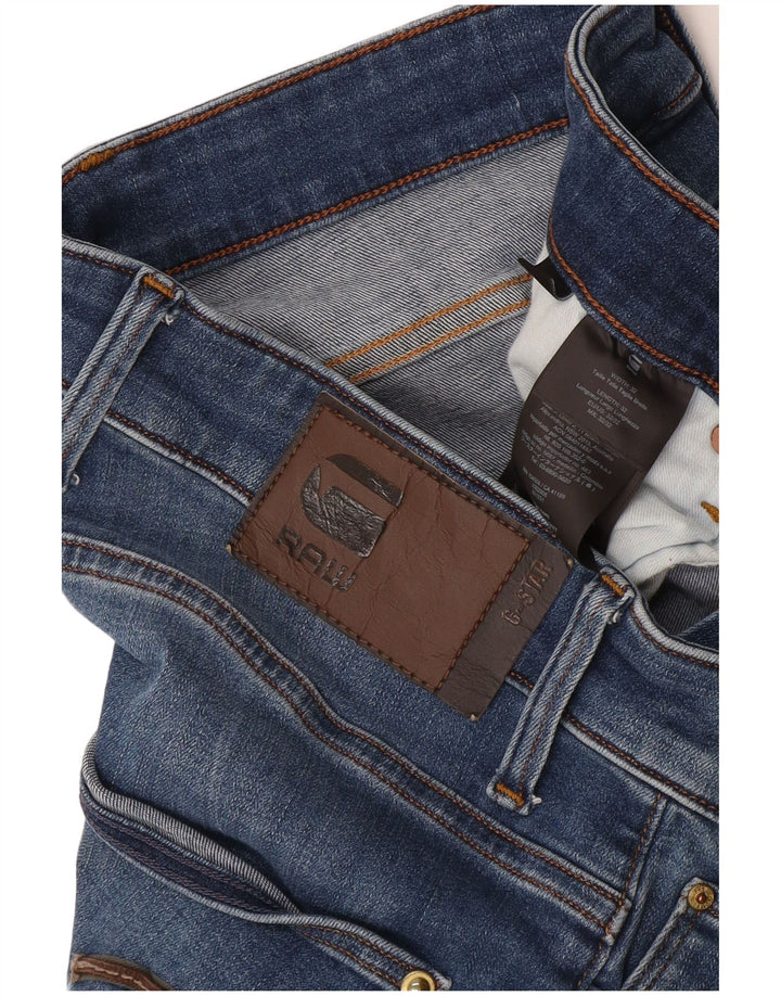 G-STAR Masculino Revend Skinny Jeans W32 L32 Azul Algodão