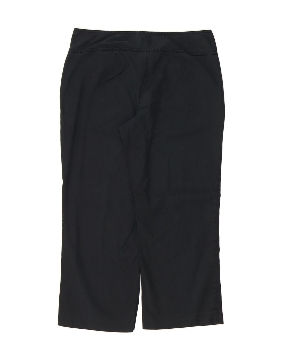 MOSSIMO Womens Straight Cropped Trousers US 10 Large W32 L24 Black Cotton Vintage Mossimo and Second-Hand Mossimo from Messina Hembry 