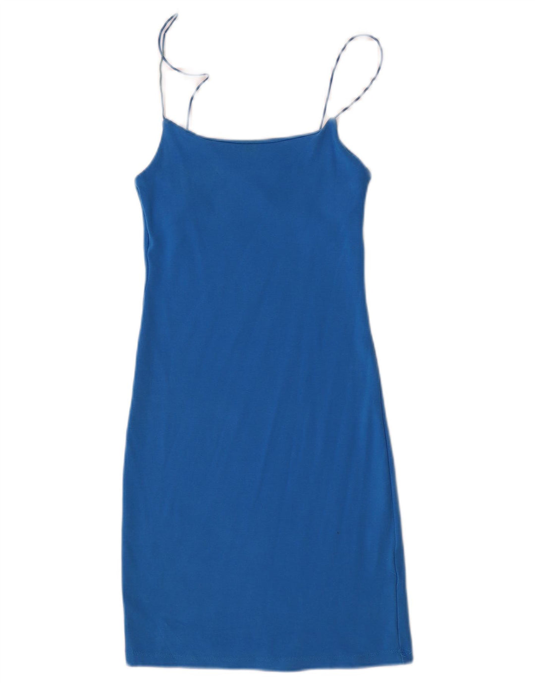 Vestido de verão feminino Zara Reino Unido 12 azul médio