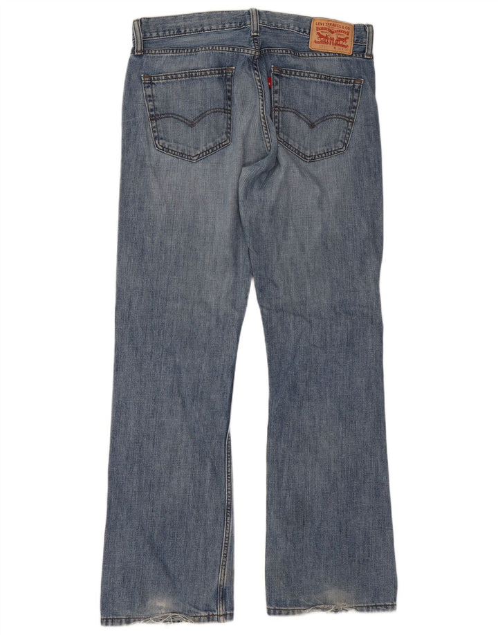 Levi's Masculino 527 Bootcut Jeans W34 L32 Azul Algodão