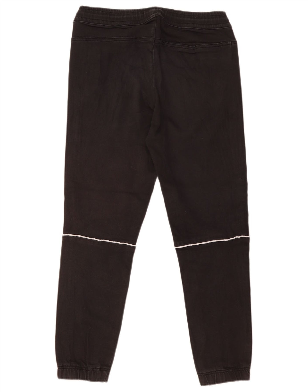 Zara Calça de treino masculina Joggers médio preto algodão