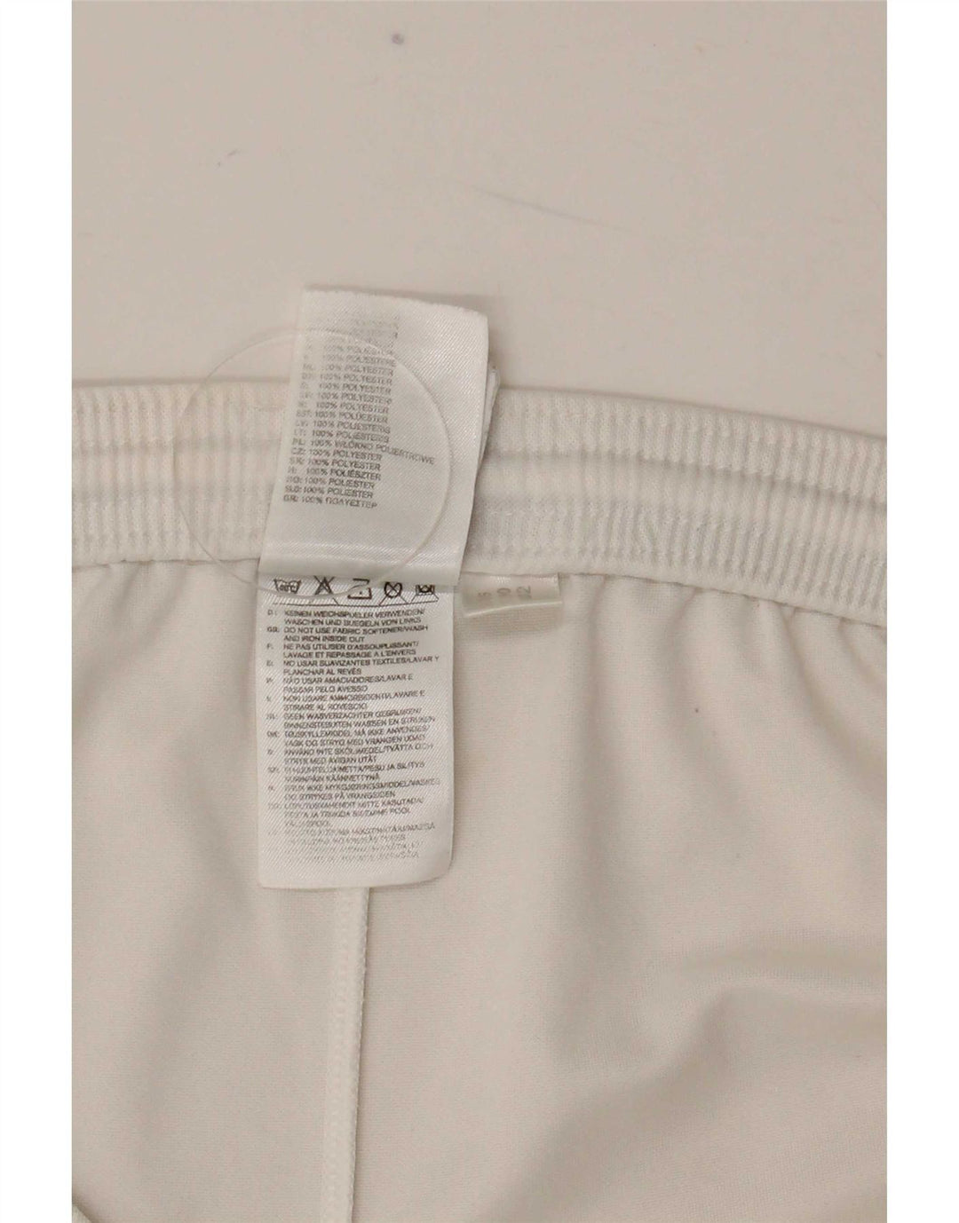 Adidas Mens Sport Shorts Médio Poliéster Branco