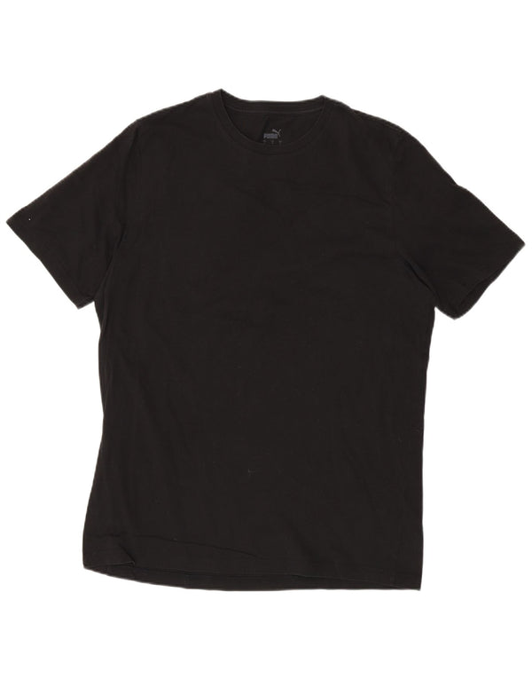 Camiseta masculina Puma grande algodão preto