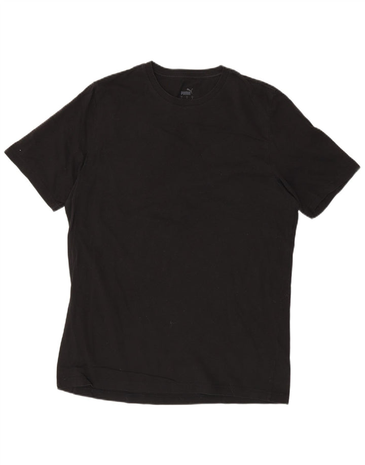 Camiseta masculina Puma grande algodão preto