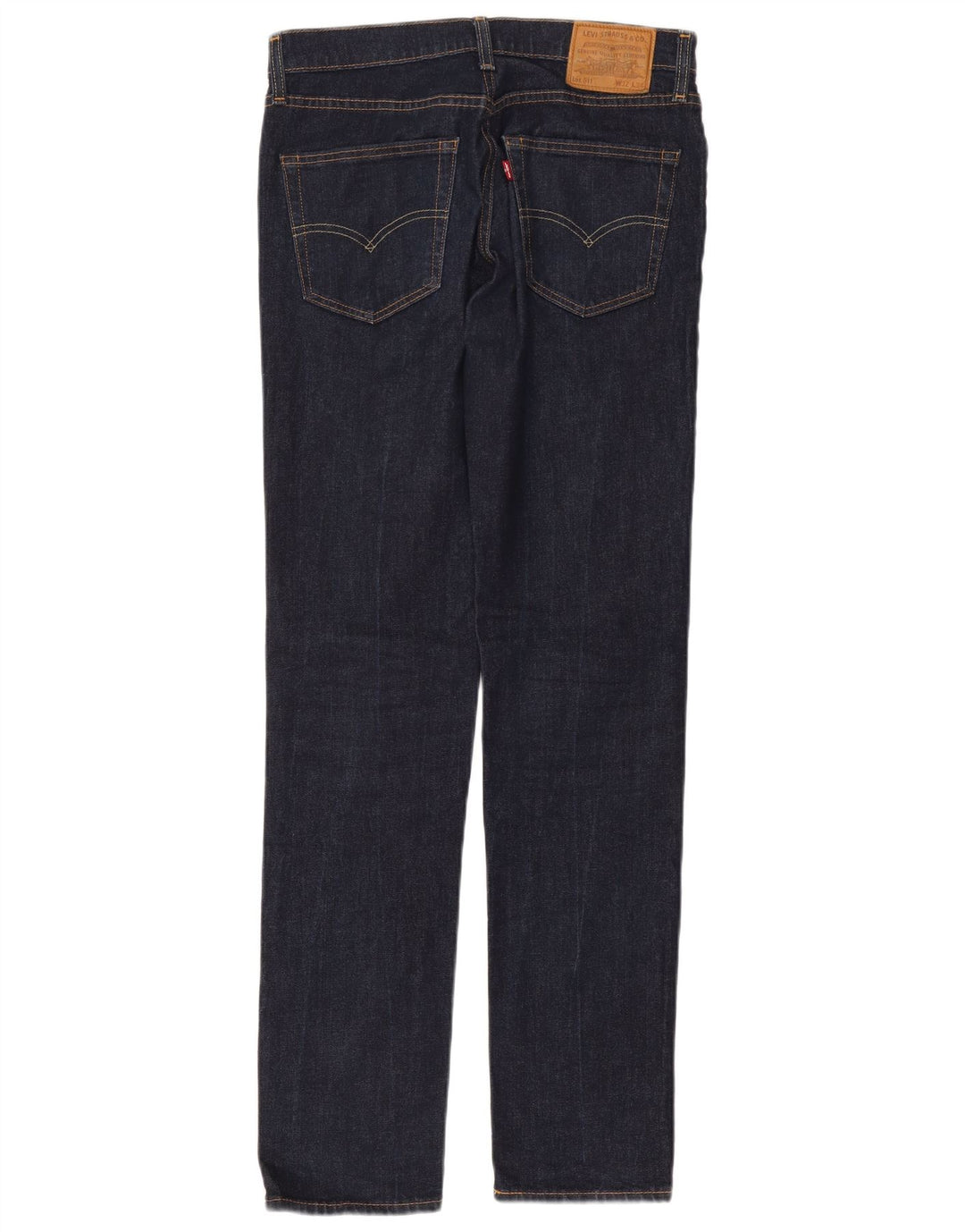 Levi's Masculino 511 Slim Jeans W32 L34 Azul Marinho Algodão