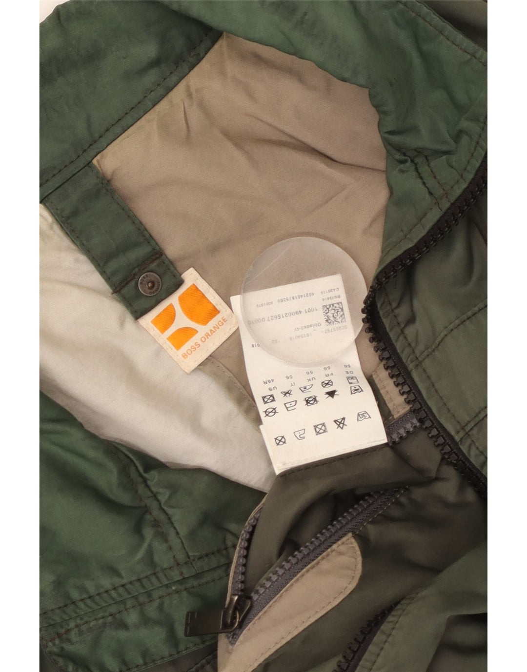 Jaqueta utilitária masculina HUGO BOSS EU 56 3XL poliamida verde