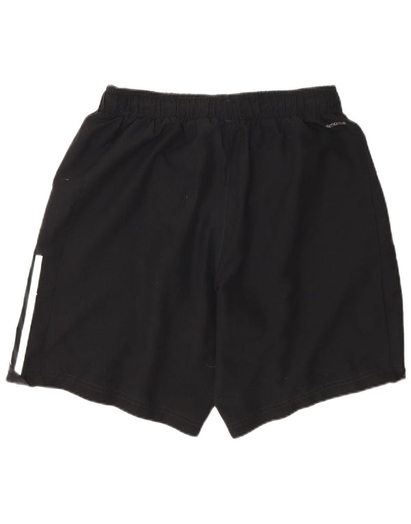 Shorts esportivos masculinos Adidas médio preto poliéster