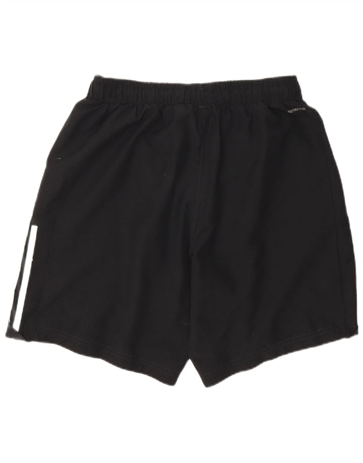 Shorts esportivos masculinos Adidas médio preto poliéster