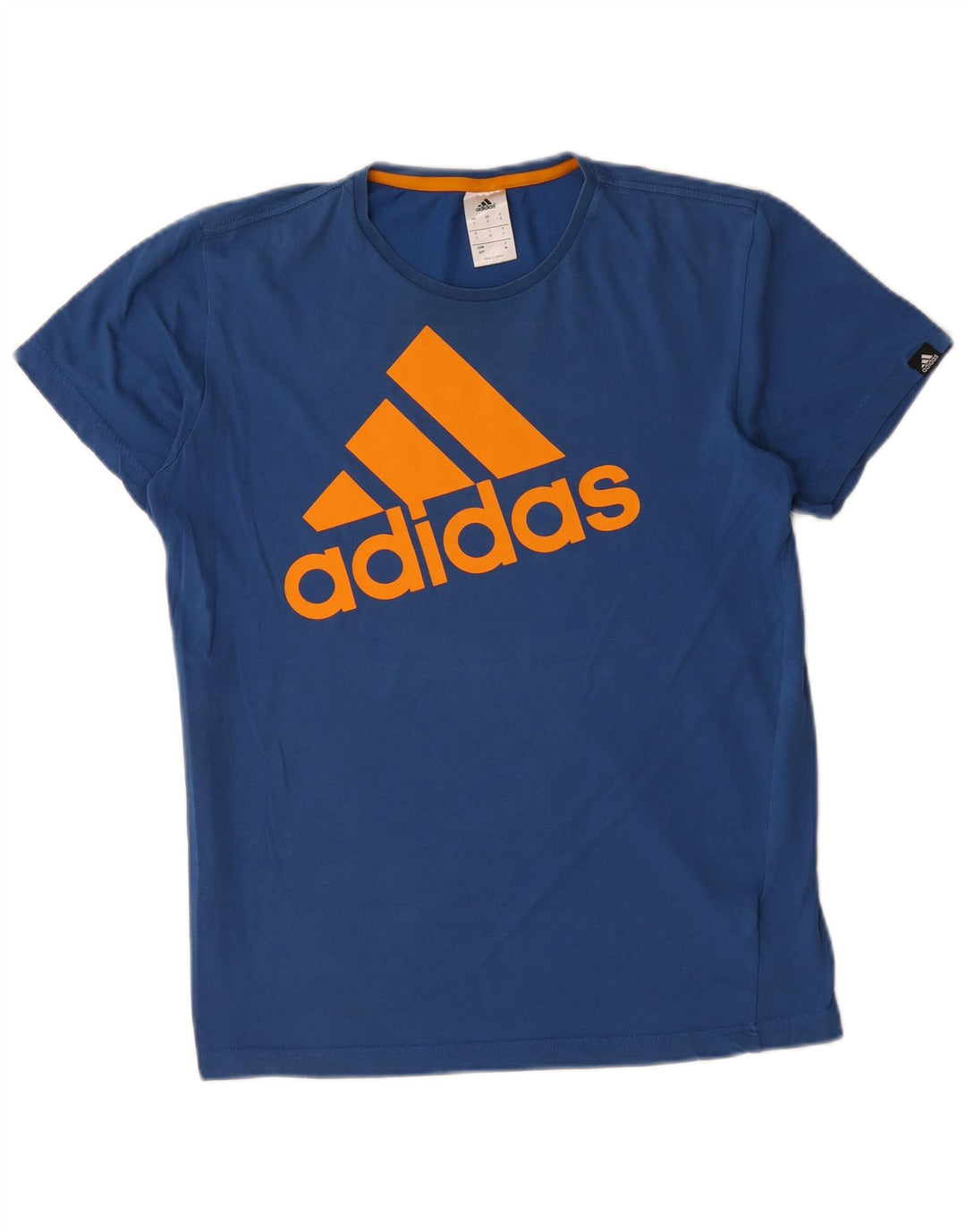 Camiseta Adidas Masculina Graphic Top Pequeno Algodão Azul