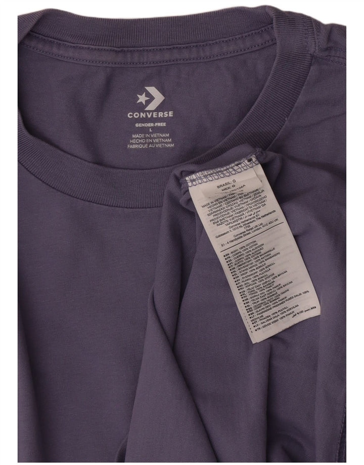 Camiseta masculina Converse Top grande algodão azul marinho