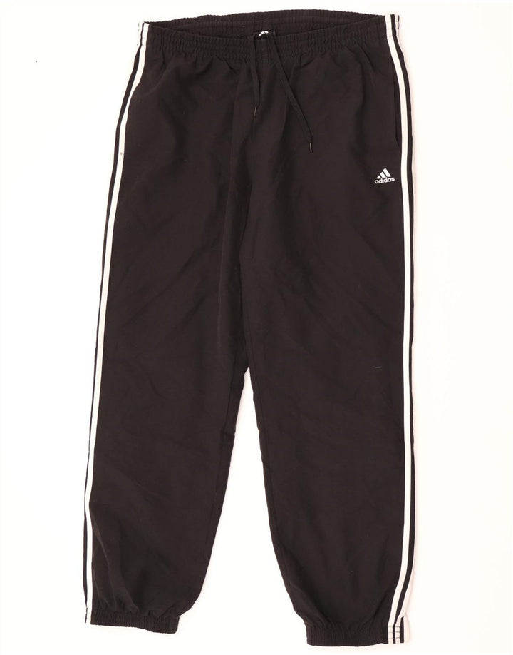 Adidas Mens Climalite Calças de treino Joggers XL Preto Poliéster