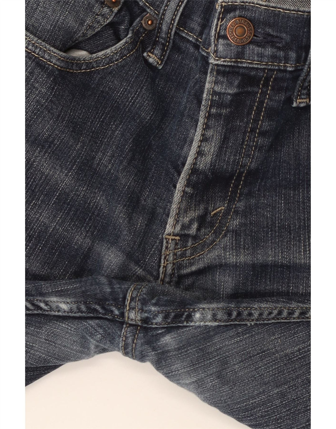 LEVI'S Masculino 511 Tapered Jeans W31 L32 Azul Algodão