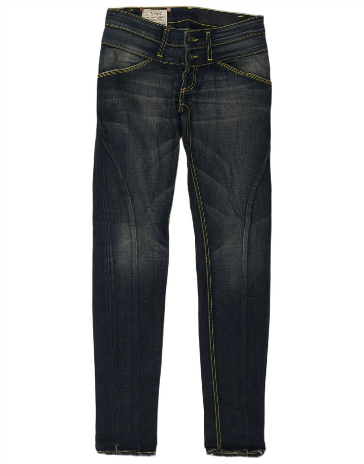 Dondup Jeans Slim Feminino W27 L32 Azul Algodão