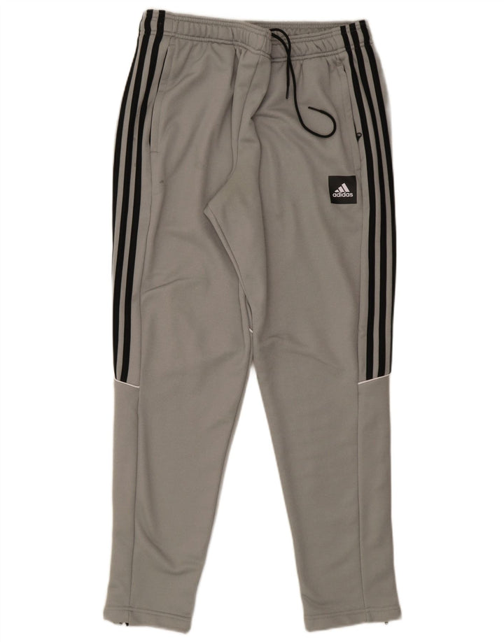 Calça Adidas Aeroready Masculina Grande Poliéster Cinza