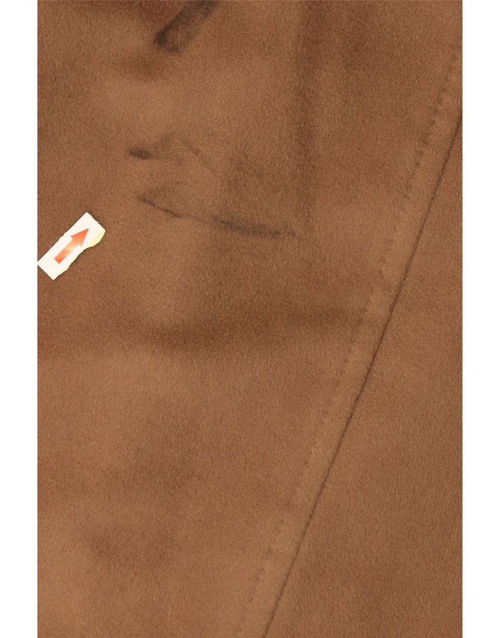 Sobretudo masculino vintage UK 40 grande caxemira bege