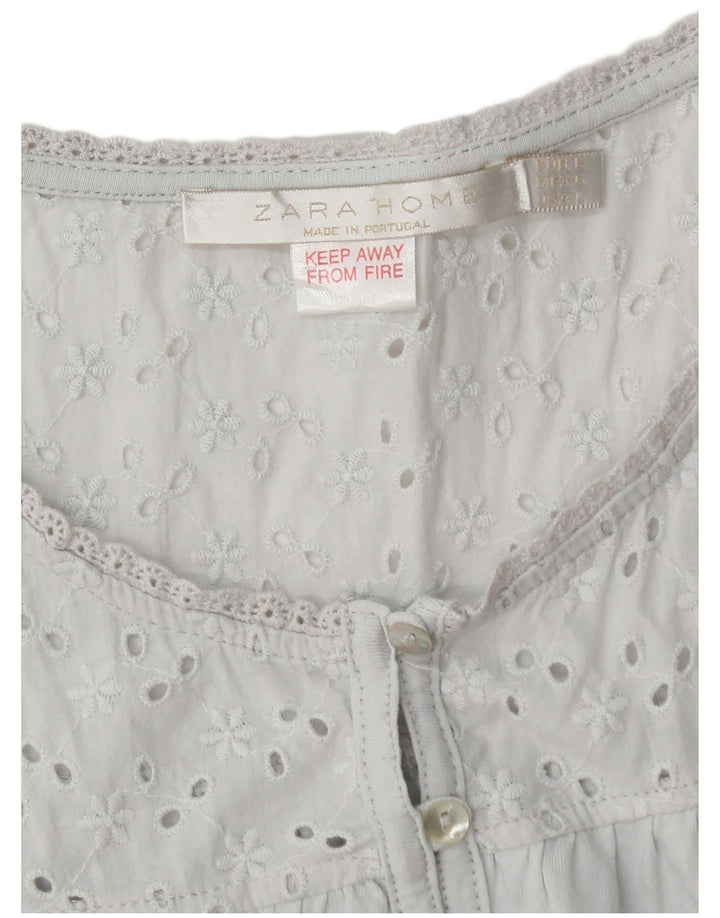 Vestido feminino sem mangas Zara UK 14 grande cinza