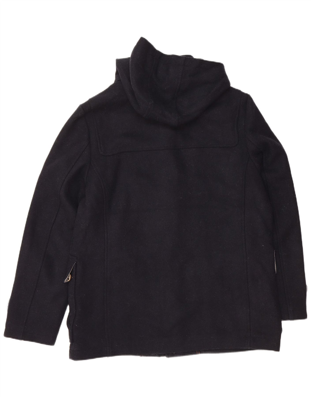 Jaqueta masculina com capuz BURTON UK 40 grande lã azul marinho