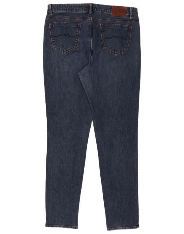 Monsoon Jeans Skinny Feminino Reino Unido 14 Grande W32 L30 Azul Algodão