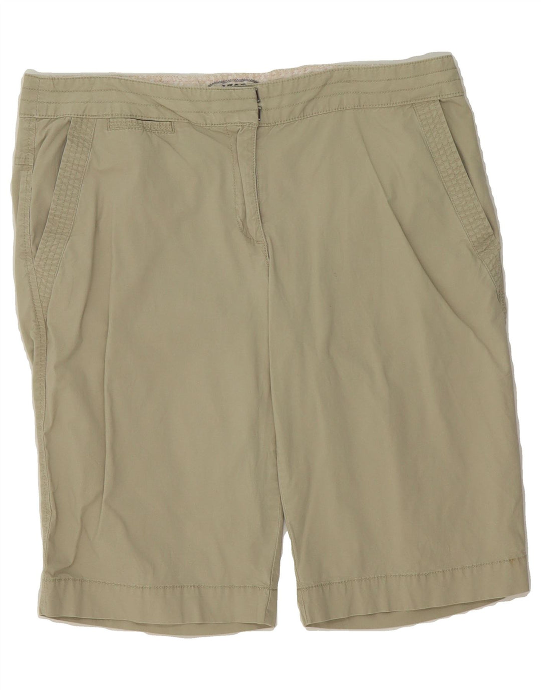 IZOD Womens Chino Shorts US 12 Large W32  Beige Cotton Vintage Izod and Second-Hand Izod from Messina Hembry 