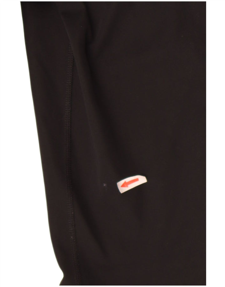 Adidas Womens Climalite Crop Leggings UK 8/10 Pequeno Poliéster Preto