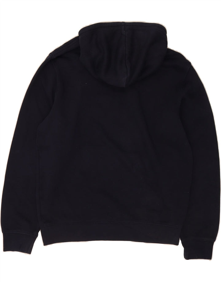 CHAMPION Mens Graphic Hoodie Jumper Large Navy Blue Cotton Vintage Champion and Second-Hand Champion from Messina Hembry 