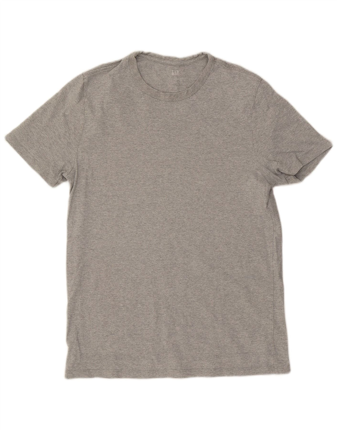 Camiseta masculina Gap grande algodão manchado cinza
