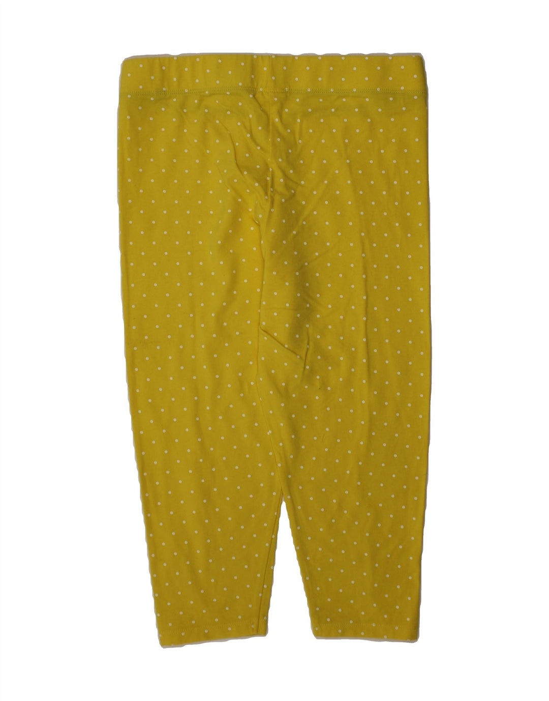 BODEN Girls Capri Leggings 11-12 Years Yellow Polka Dot Cotton Vintage Boden and Second-Hand Boden from Messina Hembry 