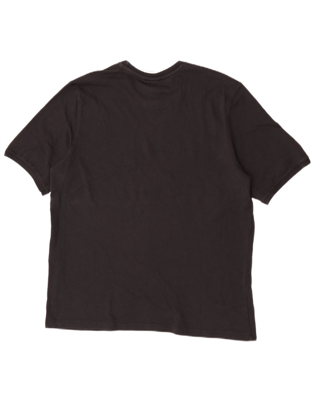 Adidas Mens Camiseta Top Grande Algodão Preto