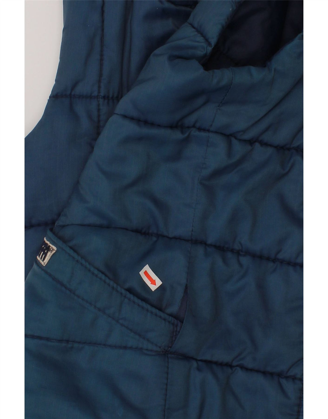 Colete acolchoado Puffa Boys 7-8 anos grande nylon azul