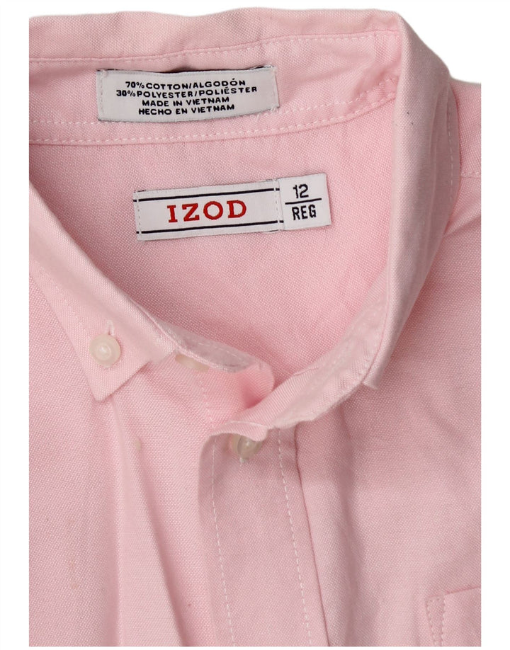 Camisa Izod Menino 11-12 Anos Algodão Rosa