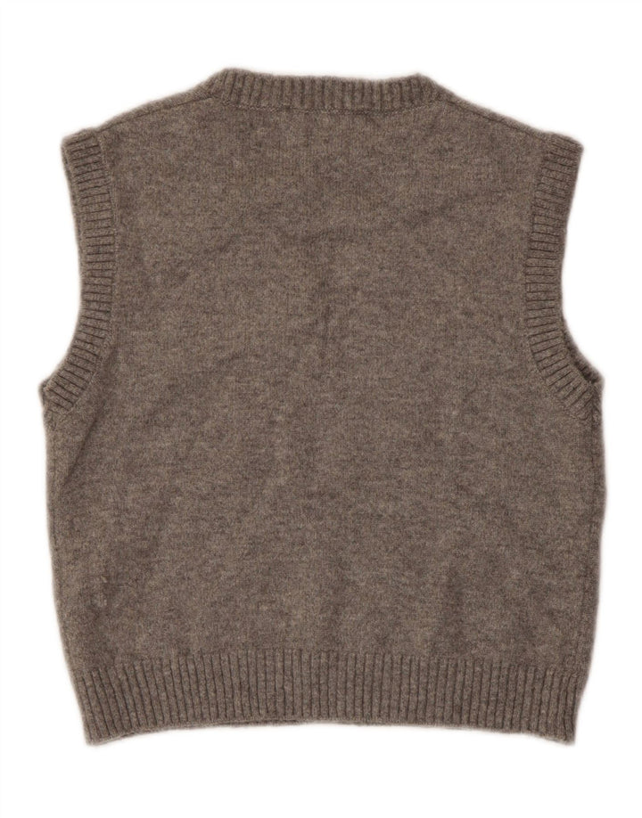 ZARA Womens Vest Tank Top UK 10 Small Grey Polyester