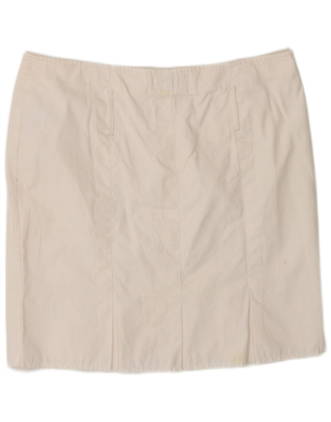 Minissaia feminina Tommy Hilfiger grande W32 algodão branco