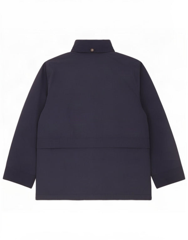 Jaqueta corta-vento feminina com capuz Marks & Spencer UK 20 2XL azul marinho