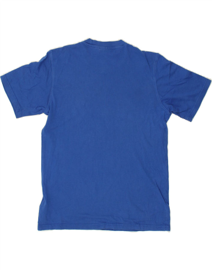 ADIDAS Mens Graphic T-Shirt Top XS Blue Cotton Vintage Adidas and Second-Hand Adidas from Messina Hembry 