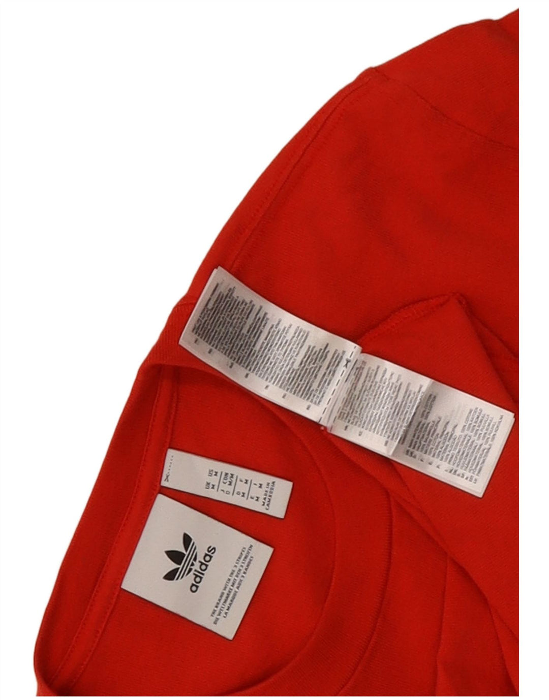 Adidas Mens Graphic T-Shirt Top Médio Algodão Vermelho