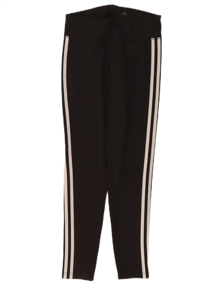 Adidas Womens Climalite Leggings UK 8/10 Pequeno Poliéster Preto